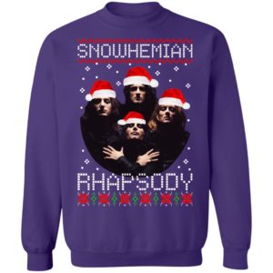 Snowhemian Rhapsody Queen Christmas Parody Shirt