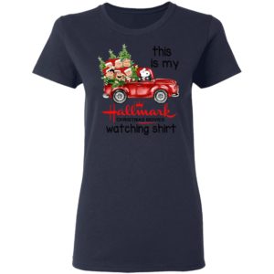 Snoopy This Is My Hallmark Christmas Movies Watching Shirt image Snoopy This Is My Hallmark Christmas Movies Watching Shirt
