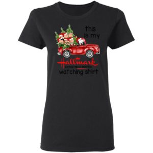 Snoopy This Is My Hallmark Christmas Movies Watching Shirt image Snoopy This Is My Hallmark Christmas Movies Watching Shirt