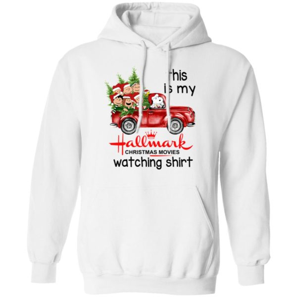 Snoopy This Is My Hallmark Christmas Movies Watching Shirt