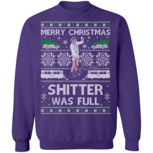 Shitter Was Full Ugly Christmas Sweater Cousin Eddie Christmas Shirt