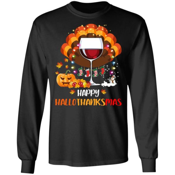 Halloween vs Thanksgiving | Happy Hallo Thanksmas Shirt