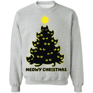 Cat Trees Meowy Christmas Shirt