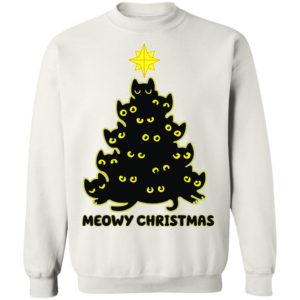 Cat Trees Meowy Christmas Shirt