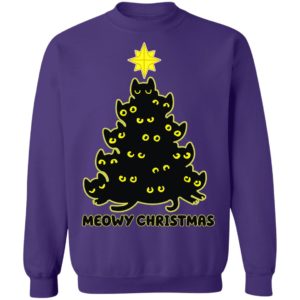 Cat Trees Meowy Christmas Shirt
