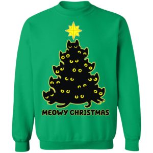 Cat Trees Meowy Christmas Shirt