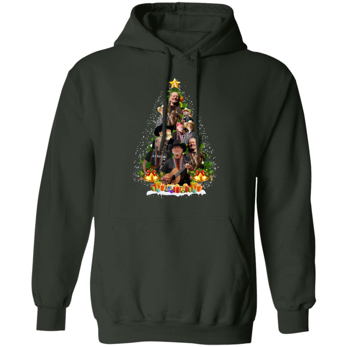 Willie Nelson Christmas Tree Shirt image Willie Nelson Christmas Tree Shirt
