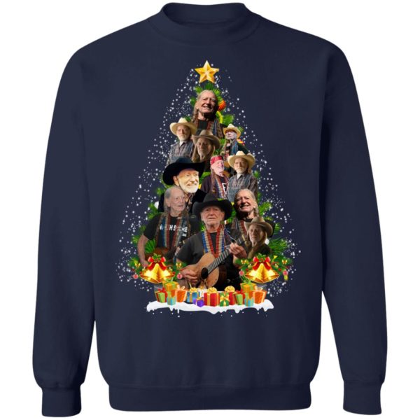 willie nelson christmas shirt