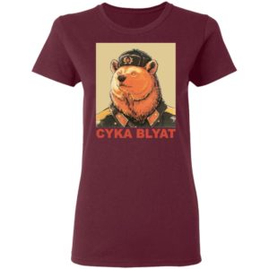 Cyka Blyat Russian Bear Ladies Shirt