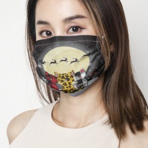 Merry Christmas Cats Face Mask image Merry Christmas Cats Face Mask