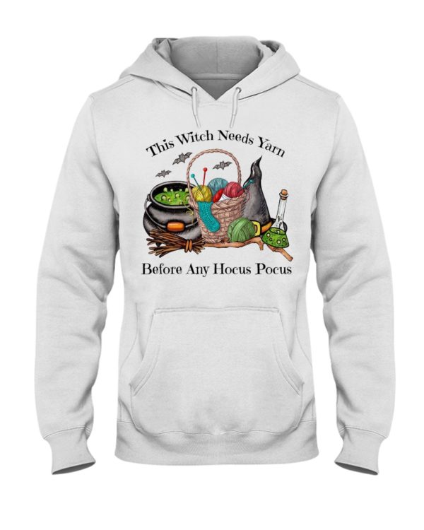 This Witch Needs Yarn Before Any Hocus Pocus Shirt