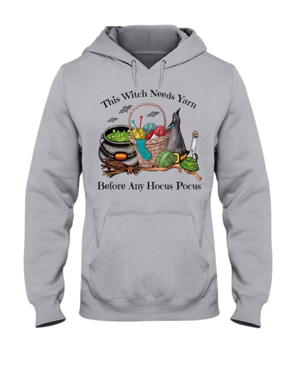 This Witch Needs Yarn Before Any Hocus Pocus Shirt