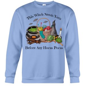 This Witch Needs Yarn Before Any Hocus Pocus Shirt