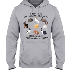 I Don't Care What Anymore Thinks Of Me Except Bunnies To Like Me Shirt image I Don't Care What Anymore Thinks Of Me Except Bunnies To Like Me Shirt