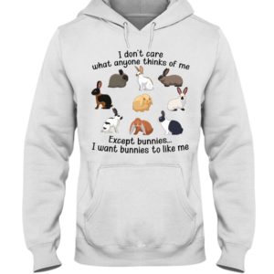 I Don't Care What Anymore Thinks Of Me Except Bunnies To Like Me Shirt image I Don't Care What Anymore Thinks Of Me Except Bunnies To Like Me Shirt