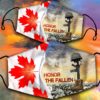 Soldier Maple Honor The Fallen Face Mask