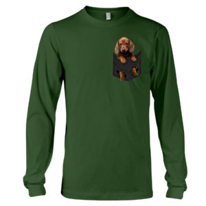 Dachshund Dog in Pocket Shirt