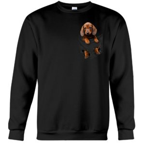 Dachshund Dog in Pocket Shirt