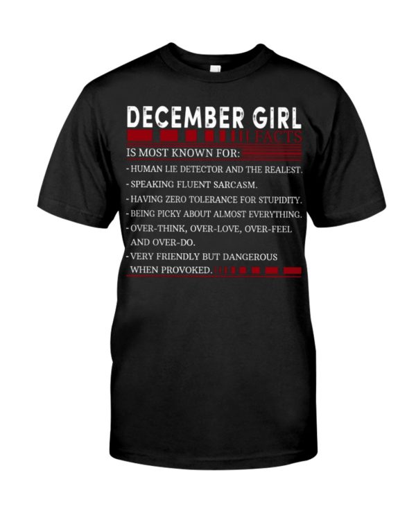 December Girl Facts, Is Most Known For: Human Lie Detector And The Realest Shirt