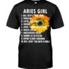 Sunflower Aries Girl: 1 Will Keep It Real 100%, 2 Prideful Shirt