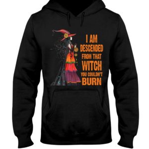 I Am Descended From That Witch You Couldn't Burn Halloween Shirt