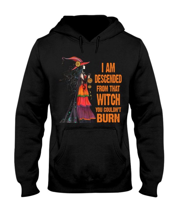 I Am Descended From That Witch You Couldn't Burn Halloween Shirt