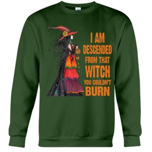 I Am Descended From That Witch You Couldn't Burn Halloween Shirt