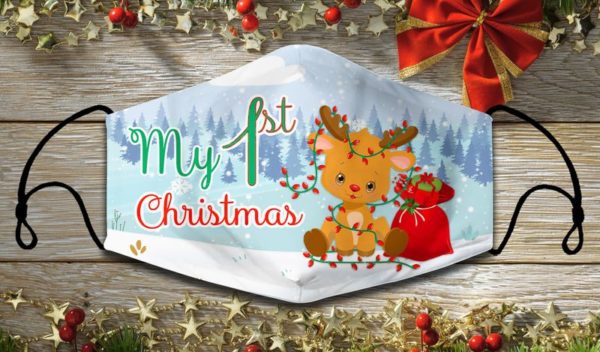 My First Christmas Face Mask