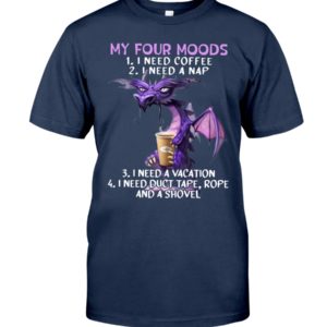 Dragon Moods: I Need Coffee I Need A Nap Shirt