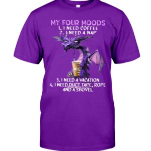 Dragon Moods: I Need Coffee I Need A Nap Shirt