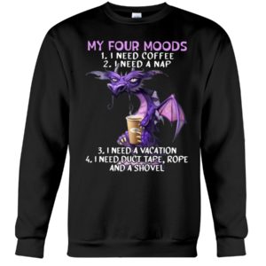 Dragon Moods: I Need Coffee I Need A Nap Shirt