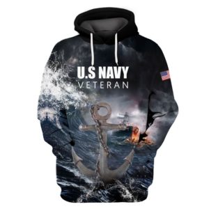 U.S Navy Veteran 3D All Over Print Shirt