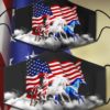 Horse vs USA Face Mask