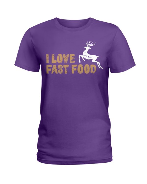 Barren Ground Caribou, I Love Fast Food Love Hunting Shirt