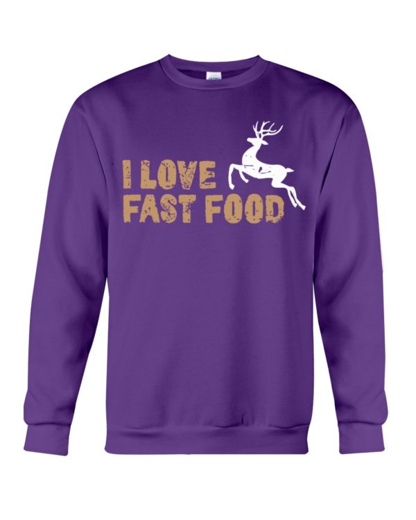 Barren Ground Caribou, I Love Fast Food Love Hunting Shirt