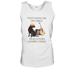 Dogs and Guitar That's What I Do I Play Guitar Shirt
