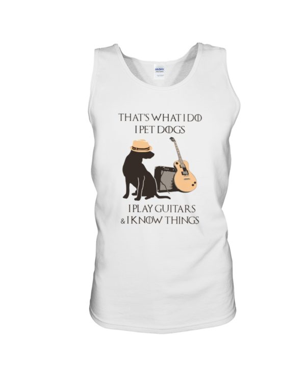 Dogs and Guitar That's What I Do I Play Guitar Shirt