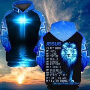 Jesus Is My God My King My Lord 3D All Over Printed Shirt