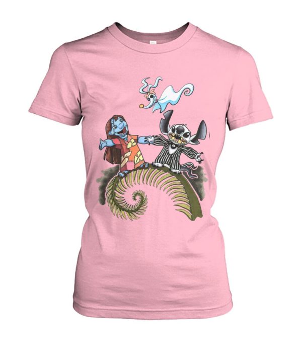 Lilo And Stitch As Jack And Sally Zero Shirt.