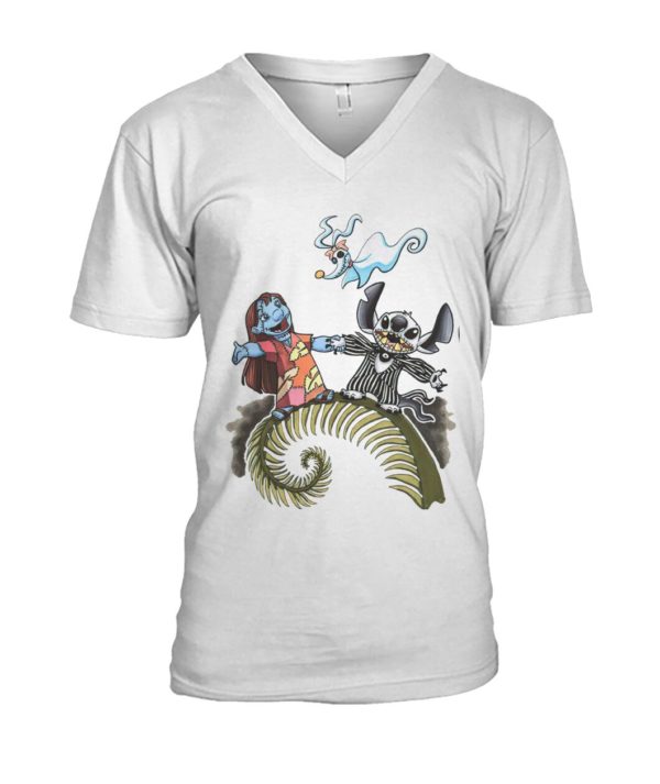 Lilo And Stitch As Jack And Sally Zero Shirt.