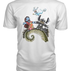 Lilo And Stitch As Jack And Sally Zero Shirt.