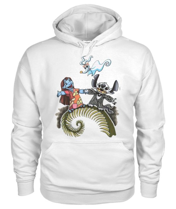 Lilo And Stitch As Jack And Sally Zero Shirt.