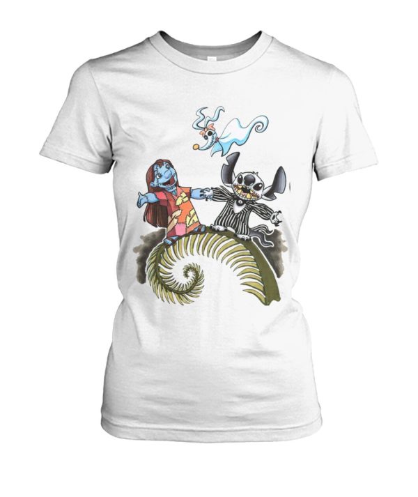 Lilo And Stitch As Jack And Sally Zero Shirt.