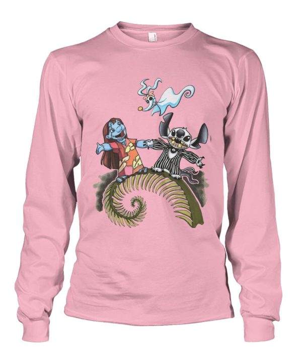 Lilo And Stitch As Jack And Sally Zero Shirt.