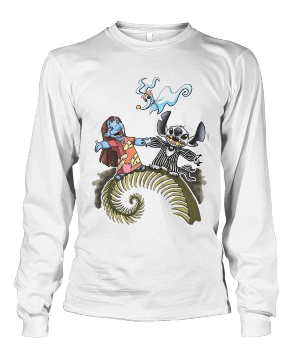 Lilo And Stitch As Jack And Sally Zero Shirt.