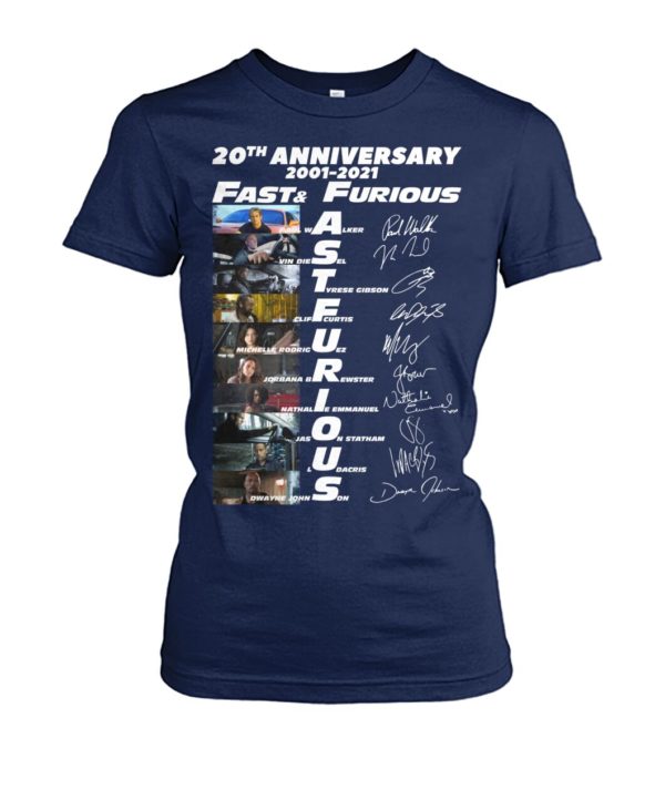 20th Anniversary 2001 2021 Fast & Furious Shirt