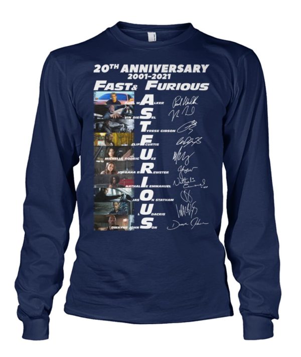 20th Anniversary 2001 2021 Fast & Furious Shirt