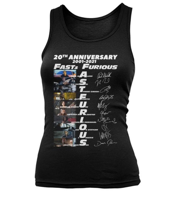 20th Anniversary 2001 2021 Fast & Furious Shirt