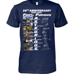 20th Anniversary 2001 2021 Fast & Furious Shirt image 20th Anniversary 2001 2021 Fast & Furious Shirt