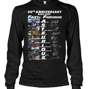 20th Anniversary 2001 2021 Fast & Furious Shirt image 20th Anniversary 2001 2021 Fast & Furious Shirt